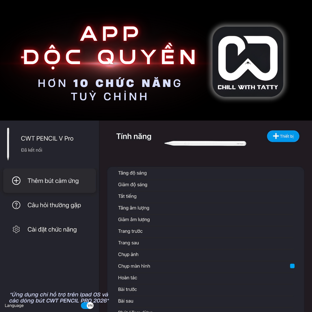 CHILL WITH TATTY PENCIL V PRO - Ảnh 4