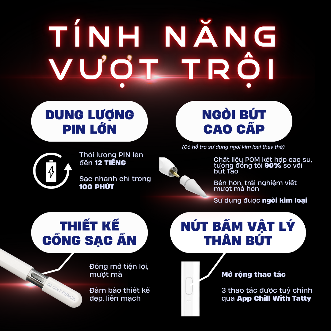 CHILL WITH TATTY PENCIL V PRO - Ảnh 5