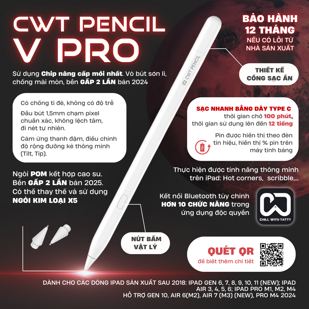 CHILL WITH TATTY PENCIL V PRO - Ảnh 3